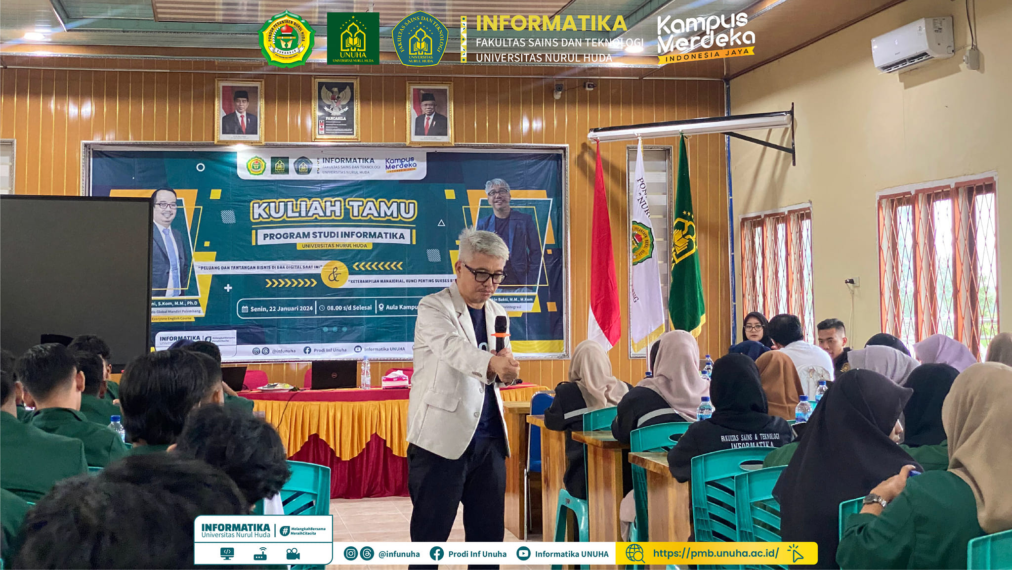 Panitia HIMA INF adakan Kuliah Tamu dari PT. Loko Sistem Integrasi